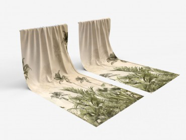 Toile tendue 2 vantaux configurée